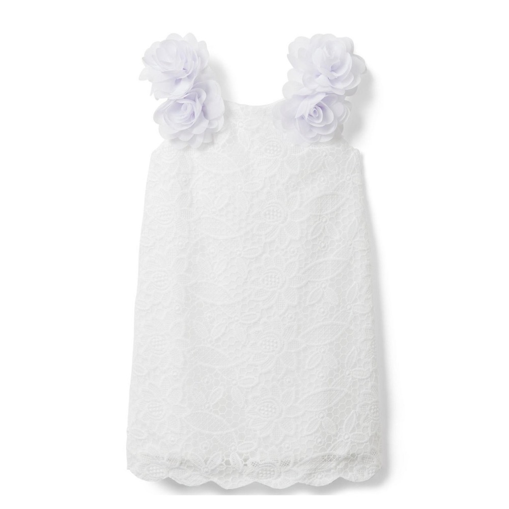 𝅺BLOOM APPLIQUÉ LACE DRESS